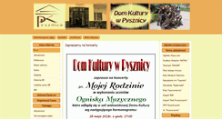 Desktop Screenshot of dk.pysznica.pl